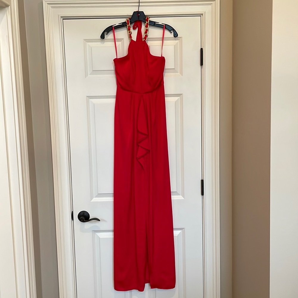 Red Formal BCBGMAXAZRIA Dress